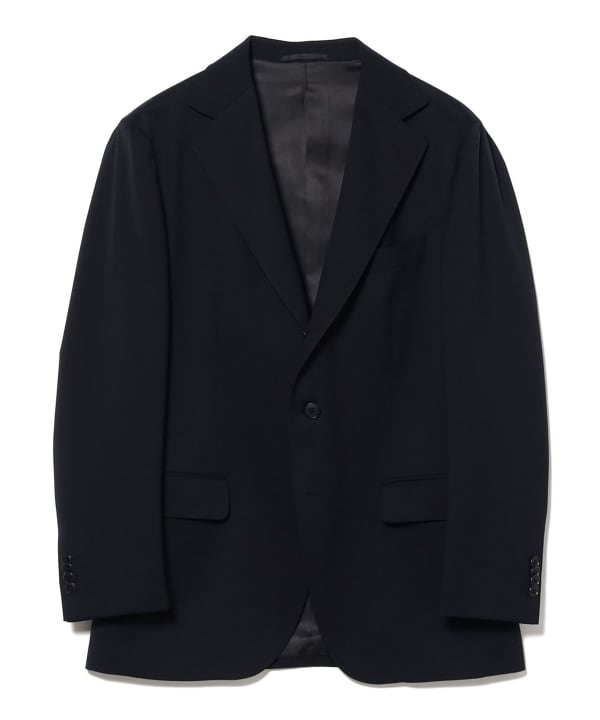 【10%OFFクーポン対象】ウール混 ベーシック ソリッド 3ボタン スーツ