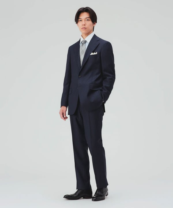 SARTORIA LINE カノニコ ツーピーススーツ 丁寧な縫製と専用毛芯が生み出す、立体的で美しいシルエットが魅力のスーツ[H:178cm Size:L]