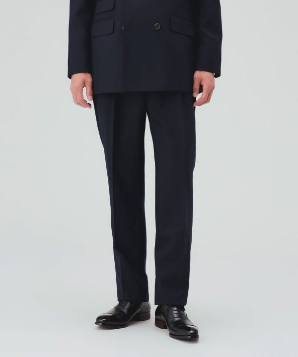 【10%OFFクーポン対象】サルトリア Super100’s ダブルジャケット ソリッド スーツ [H:178cm C:87 W:72 H:86 Size:L]