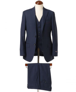 ▲BEAMS HEART / Martin&Sons ネイビー3ピーススーツ