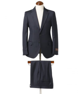 ▲BEAMS HEART / カノニコ ネイビーストライプ スーツ