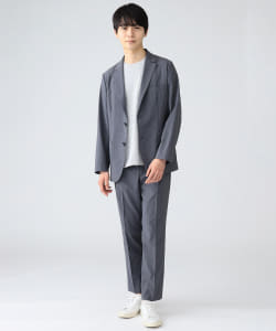 BEAMS HEART / グレー ソリッド イージースーツ