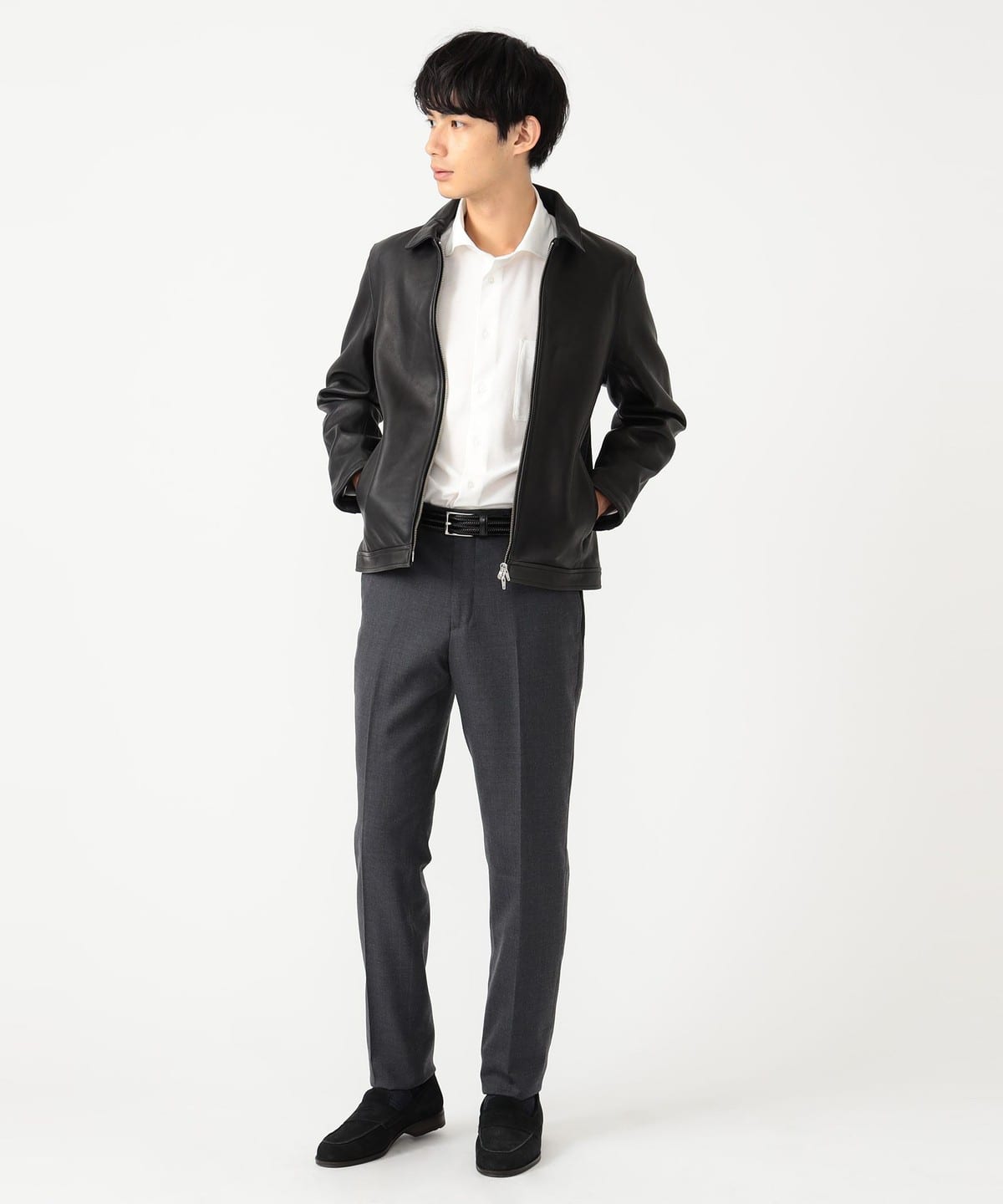 [Outlet] BEAMS HEART / Leather Riders Jacket 23AW