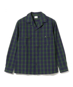 【アウトレット】BEAMS HEART / オープンカラー サファリシャツジャケット