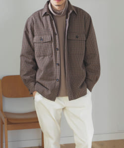 ▲BEAMS HEART / テックダウン CPO シャツ