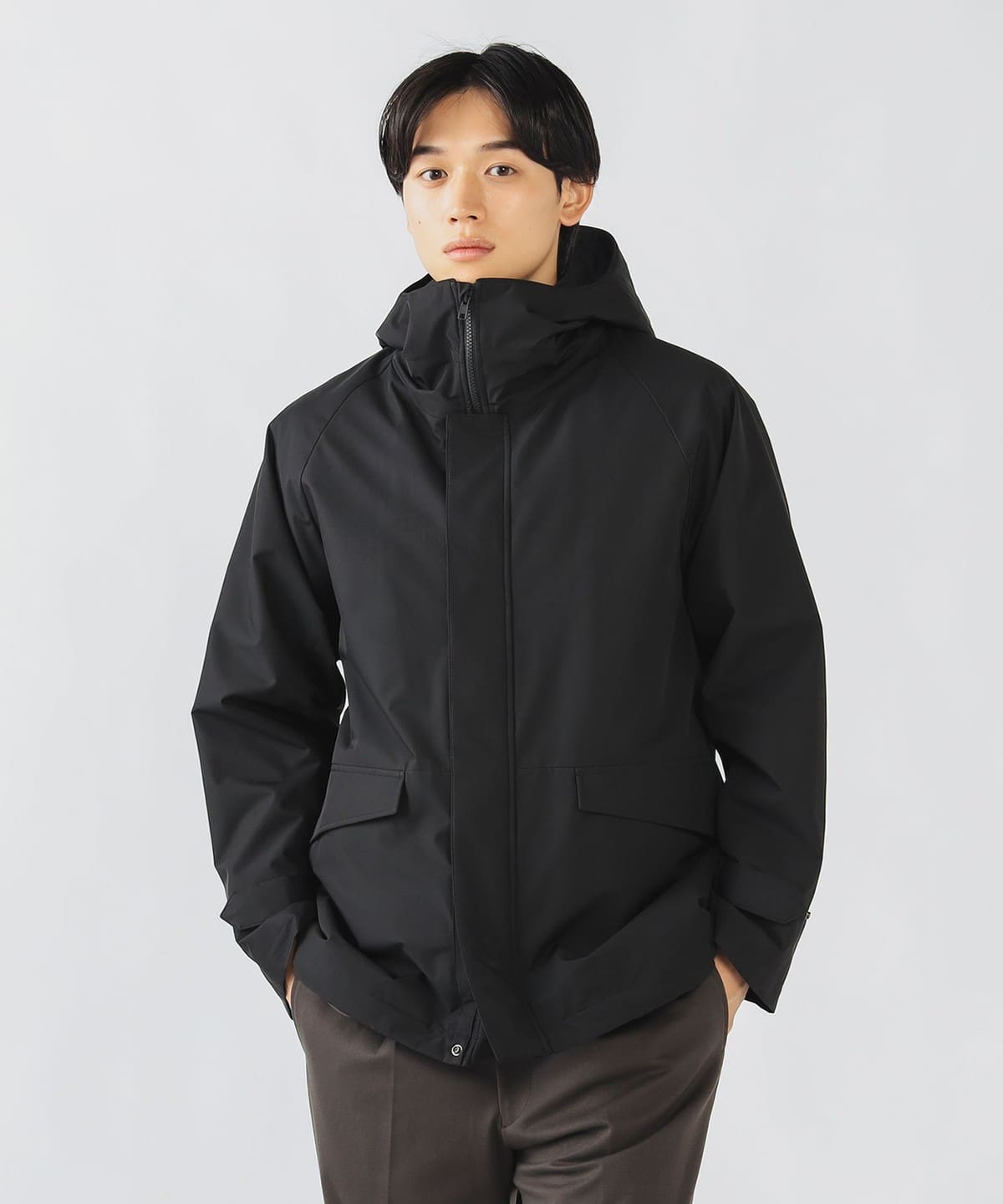 テック ブルゾン ブルゾン MEN BLACK L