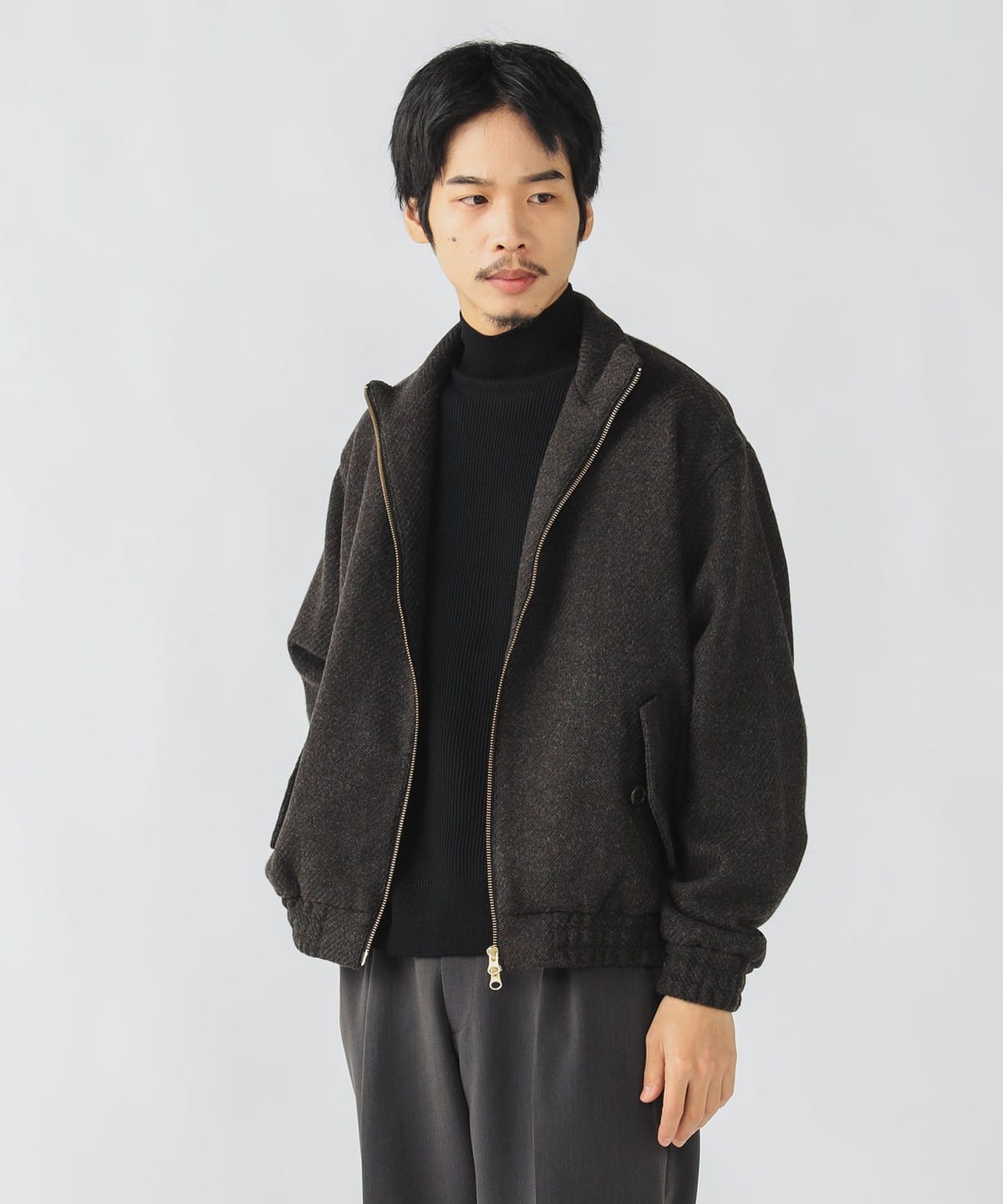 BEAMS HEART（ビームス ハート）ツイード ブルゾン（ブルゾン ブルゾン