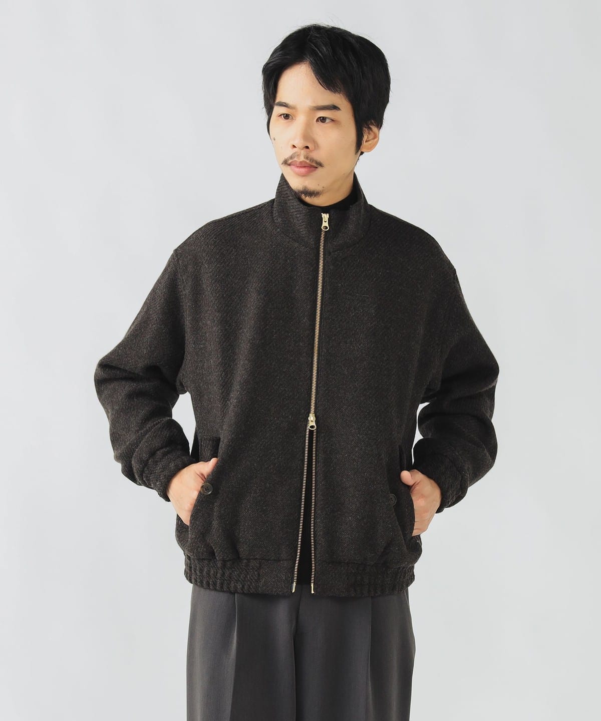 BEAMS HEART（ビームス ハート）ツイード ブルゾン（ブルゾン ブルゾン