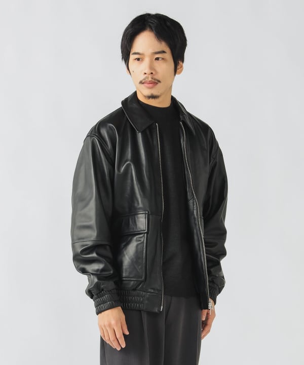 BEAMS HEART（ビームス ハート）【BLACK FRIDAY対象】レザー ブルゾン