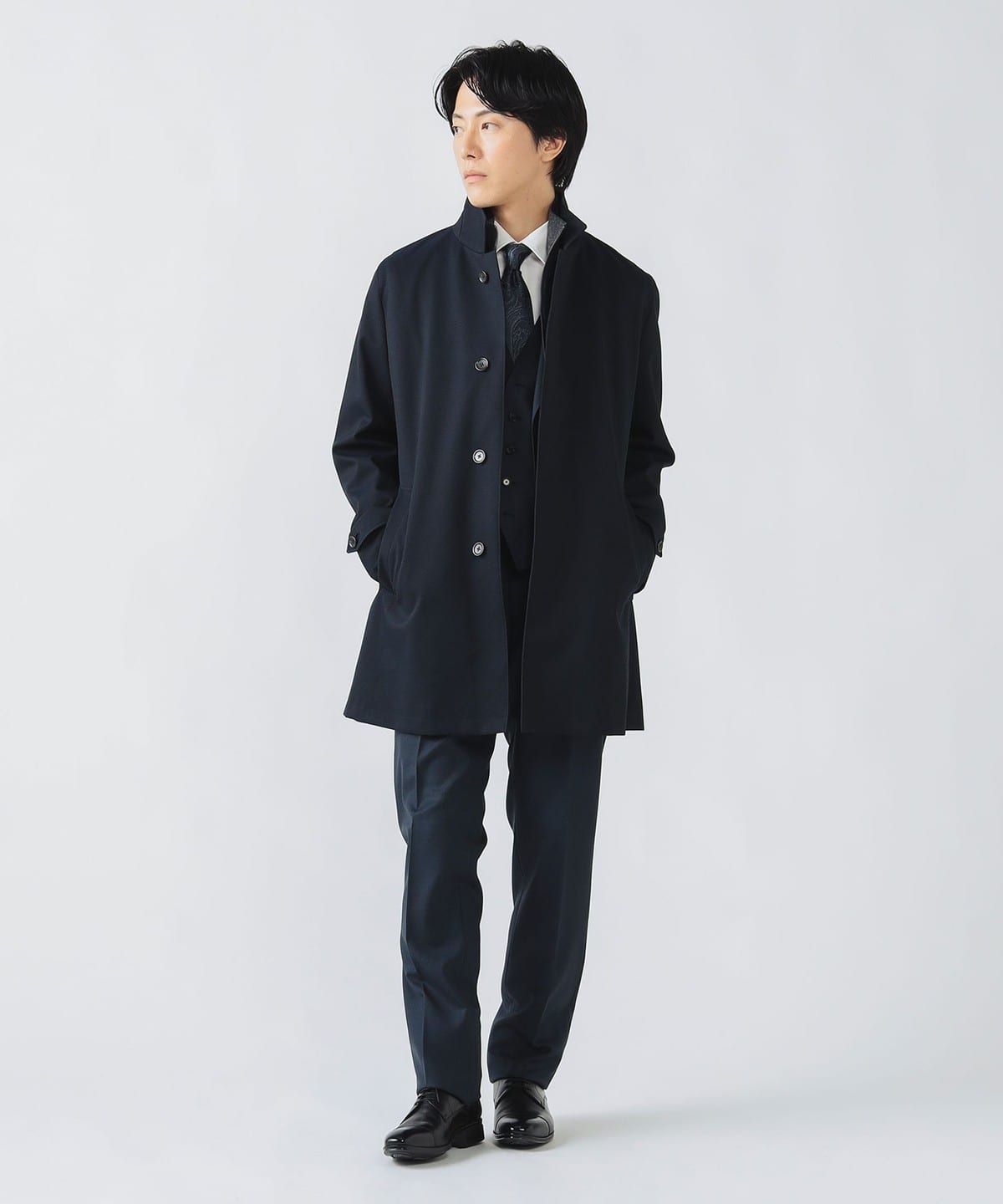 ✨タグ付き✨BEAMS HEART 撥水 カルゼ スタンドカラーコート【防風】 41190020277_C_2.jpg
