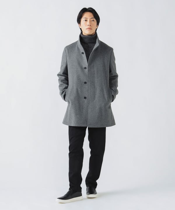 BEAMS HEART（ビームス ハート）ウールカシミヤ ショート スタンド