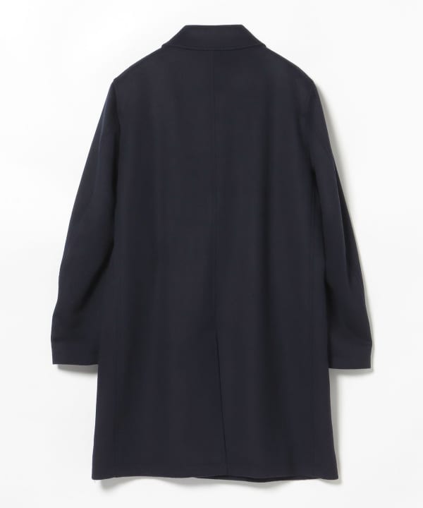 XL ステンカラー コート ビームス BEAMS 黒 ウールスタンドカラー BEAMS HEART（ビームス ハート）ウール ステンカラーコート（コート