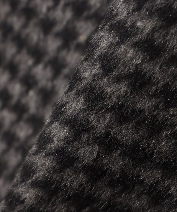 BEAMS HEART（ビームス ハート）140Sウール チェック柄 ステンカラー