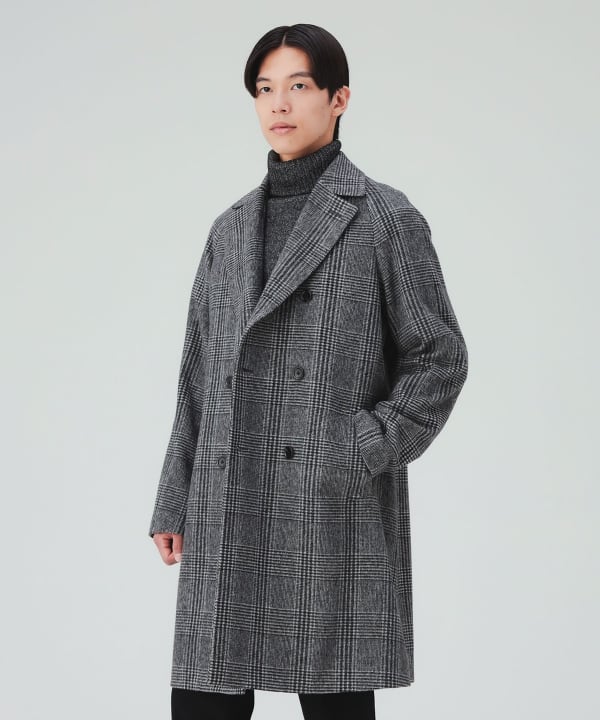 ダブル アルスターコート スマートなシルエットを叶えるシェイプデザイン [H:178cm Size:L]