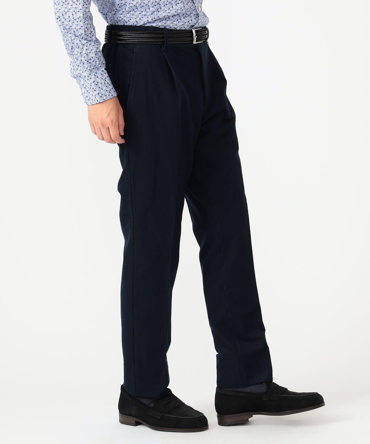 テックコーデュロイ 1プリーツ イージースラックス 23AW(S XL) パンツ MEN NAVY M テックコーデュロイ 1プリーツ イージースラックス 23AW(S XL) パンツ MEN NAVY M