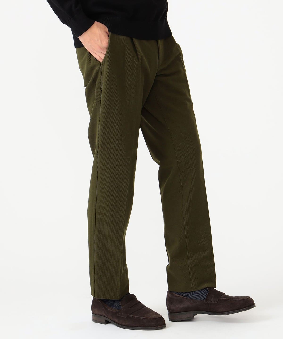 BEAMS HEART（ビームス ハート）テックコーデュロイ 1プリーツ