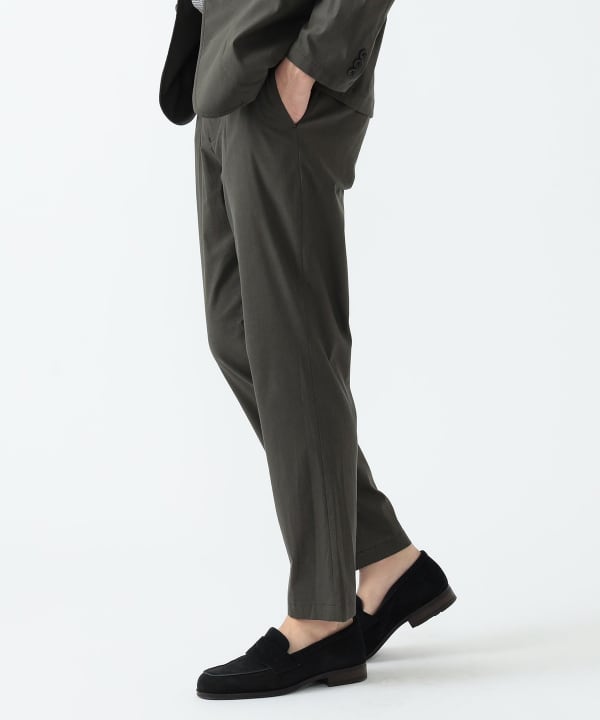 BEAMS HEART（ビームス ハート）リネンブレンド ストレッチ 1プリーツ