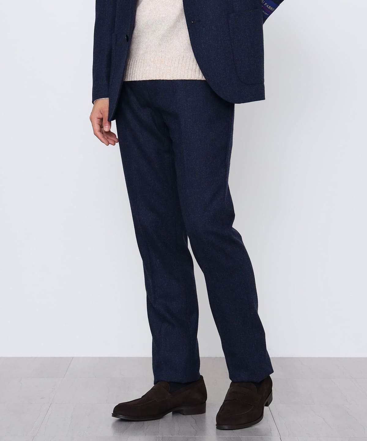 フランネル ノープリーツ スラックス 24FW(S XXL・セットアップ対応) パンツ MEN NAVY M フランネル ノープリーツ スラックス 24FW(S XXL・セットアップ対応) パンツ MEN NAVY M