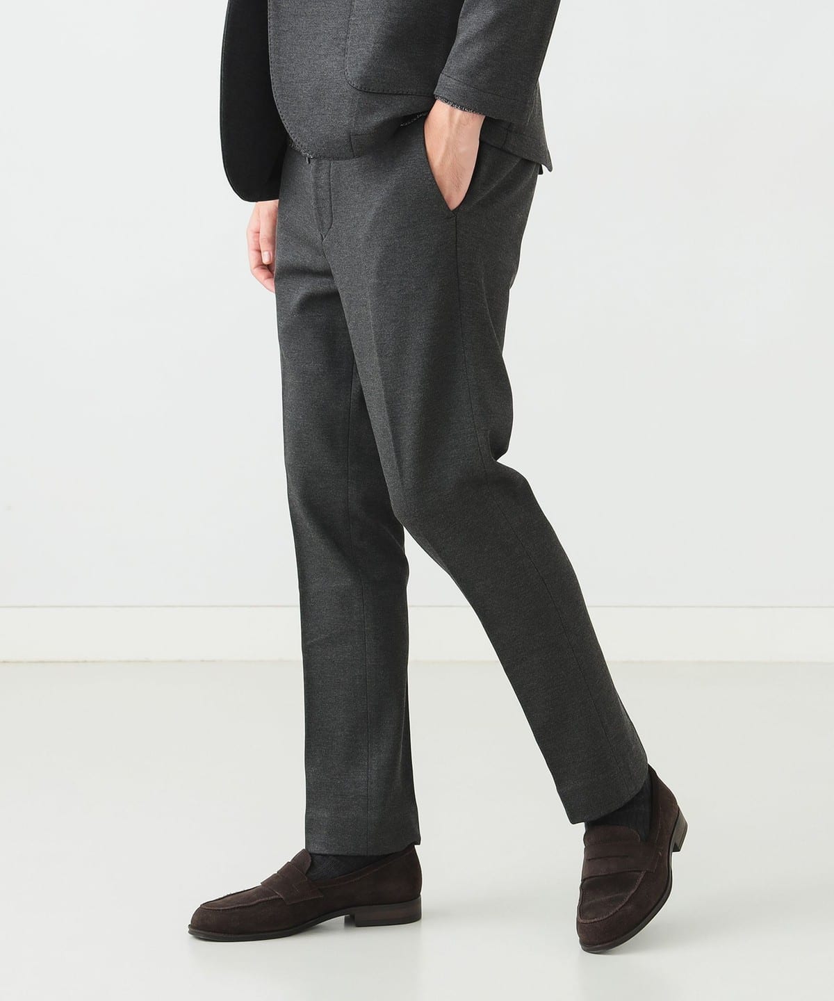 裏起毛ジャージ イージー スラックス 24FW(S XL・セットアップ対応) パンツ MEN GREY L 裏起毛ジャージ イージー スラックス 24FW(S XL・セットアップ対応) パンツ MEN GREY L