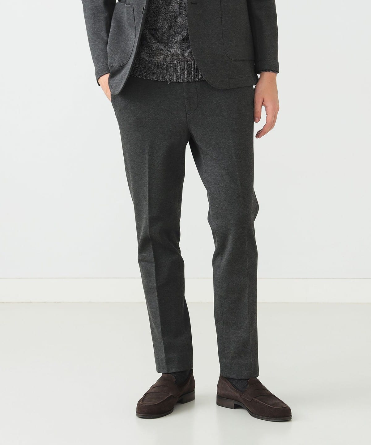 ビームス　BEAMS ナイロン　セットアップ　ストレッチイージー　グレー B:MING by BEAMS（ビーミング by ビームス）【9/18再値下げ