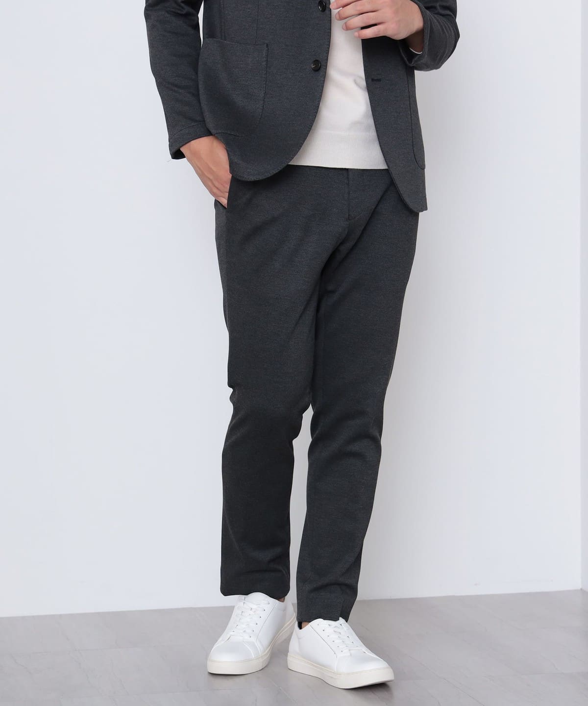 BEAMS HEART（ビームス ハート）裏起毛ジャージ イージー スラックス