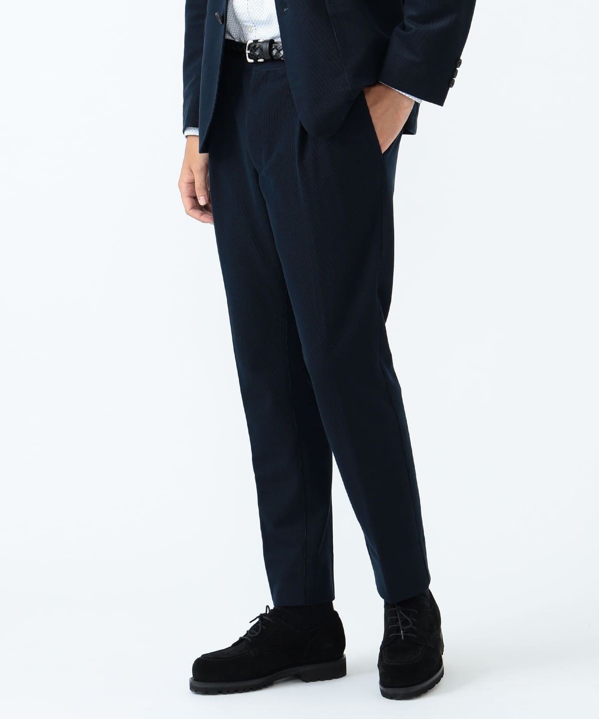 テックコーデュロイ 1プリーツ イージースラックス 24FW(S XL・セットアップ対応) パンツ MEN NAVY S テックコーデュロイ 1プリーツ イージースラックス 24FW(S XL・セットアップ対応) パンツ MEN NAVY S
