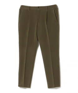 BEAMS HEART / テックコーデュロイ テーパード 1プリーツ スラックス