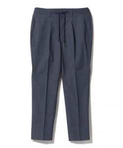 ▲BEAMS HEART / ストレッチシャンブレー 1プリーツ イージースラックス