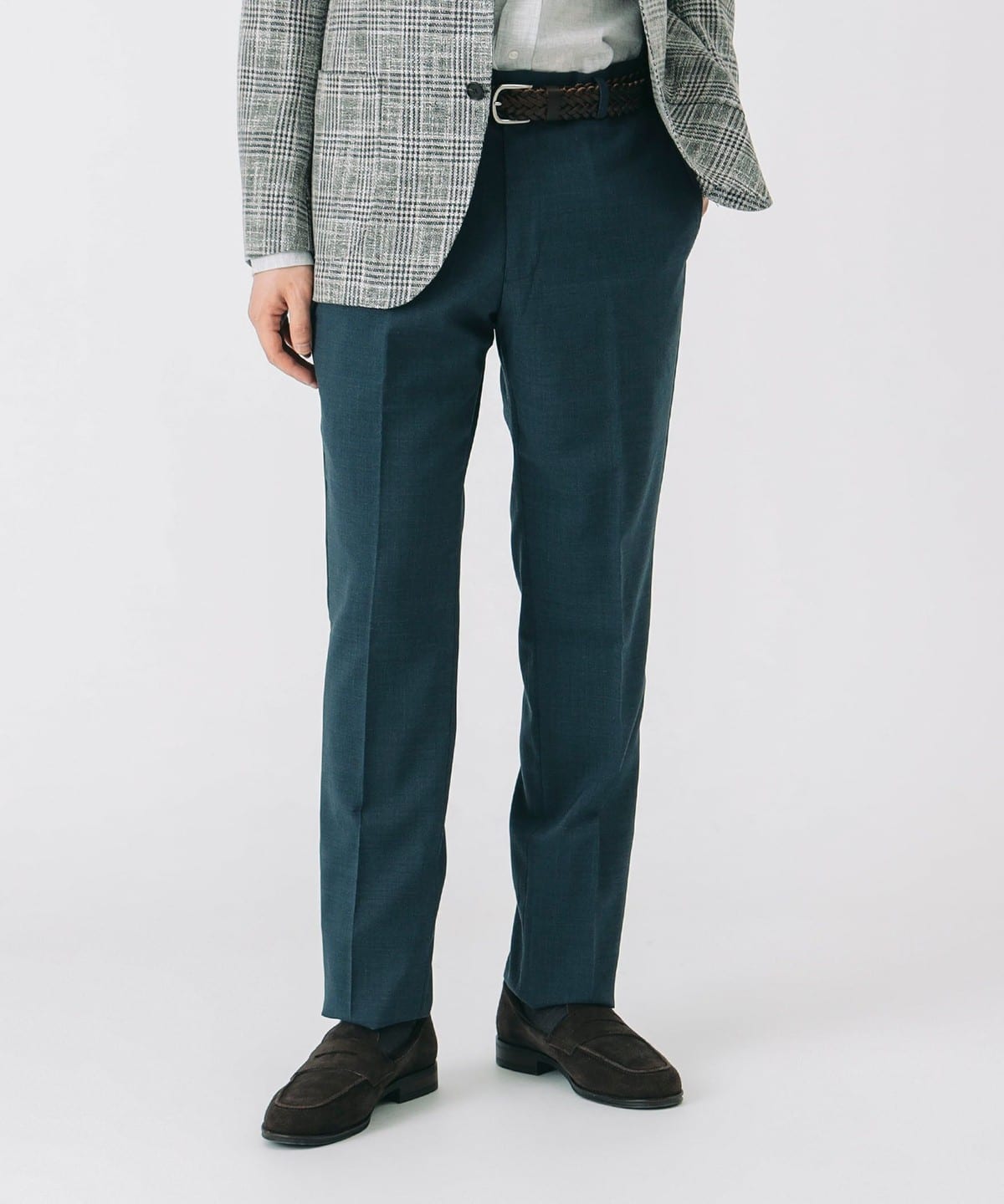 【ウォッシャブル】トロピカルウール ベーシックノープリーツ スラックス(S XXL) パンツ MEN BLUE L 【ウォッシャブル】トロピカルウール ベーシックノープリーツ スラックス(S XXL) パンツ MEN BLUE L