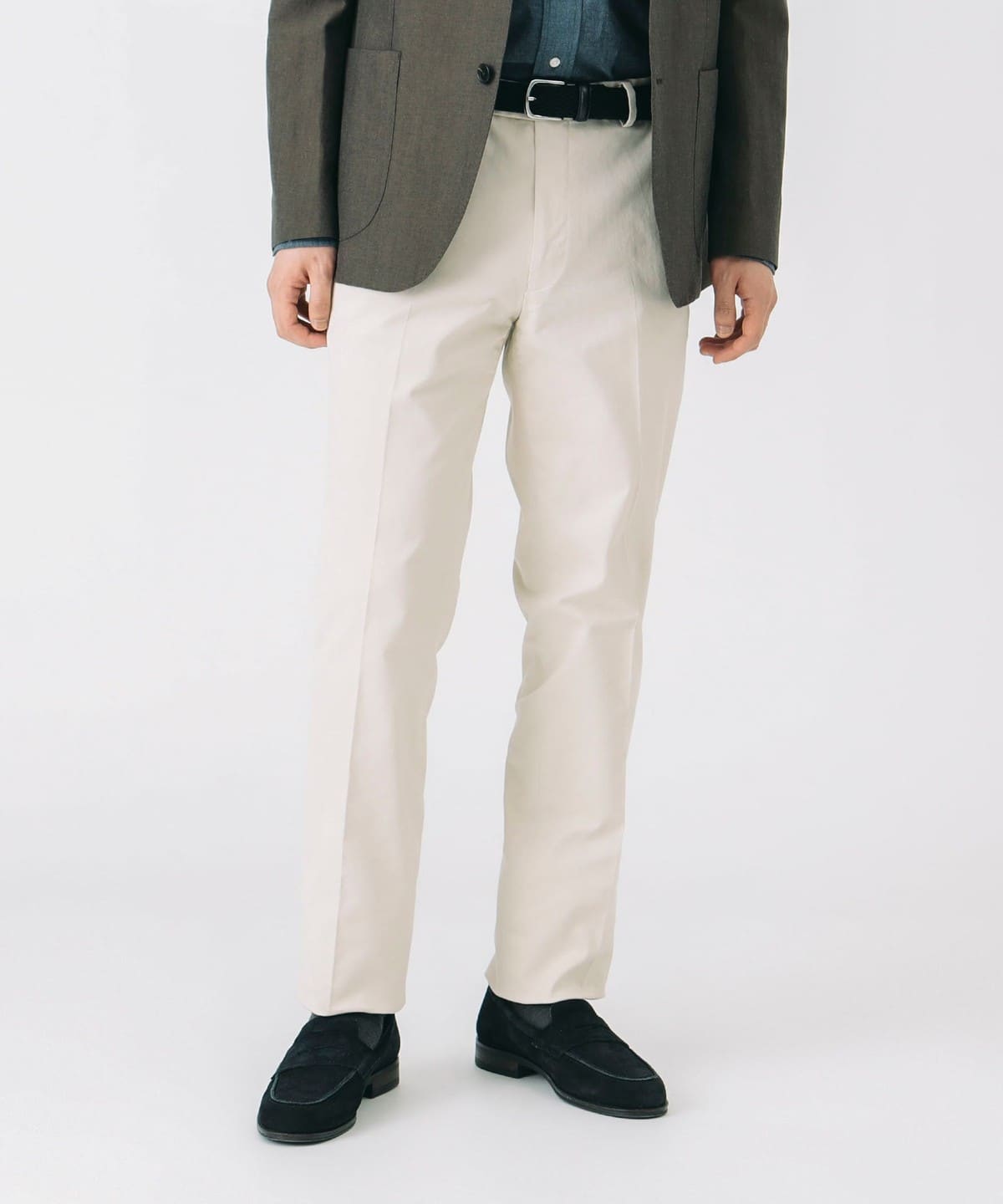 【ウォッシャブル】ストレッチチノ ノープリーツスラックス 25SS(S XL) パンツ MEN OFF WHITE M 【ウォッシャブル】ストレッチチノ ノープリーツスラックス 25SS(S XL) パンツ MEN OFF WHITE M