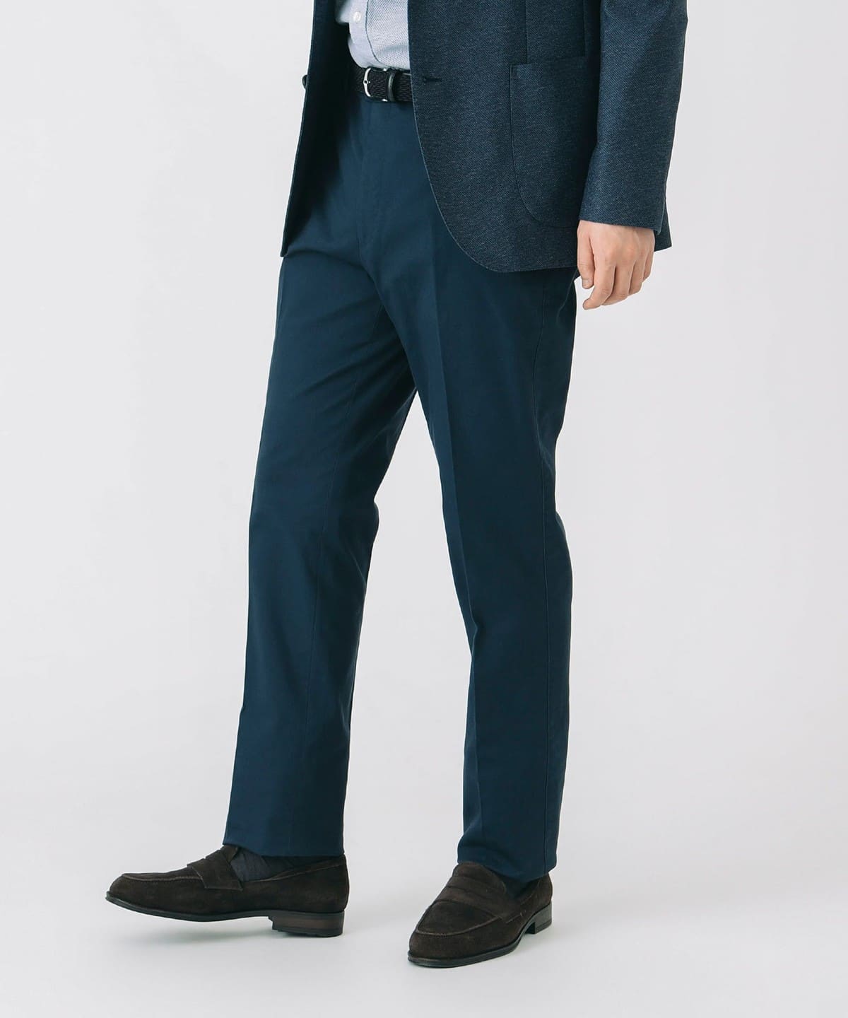 【ウォッシャブル】ストレッチチノ ノープリーツスラックス 25SS(S XL) パンツ MEN NAVY M 【ウォッシャブル】ストレッチチノ ノープリーツスラックス 25SS(S XL) パンツ MEN NAVY M