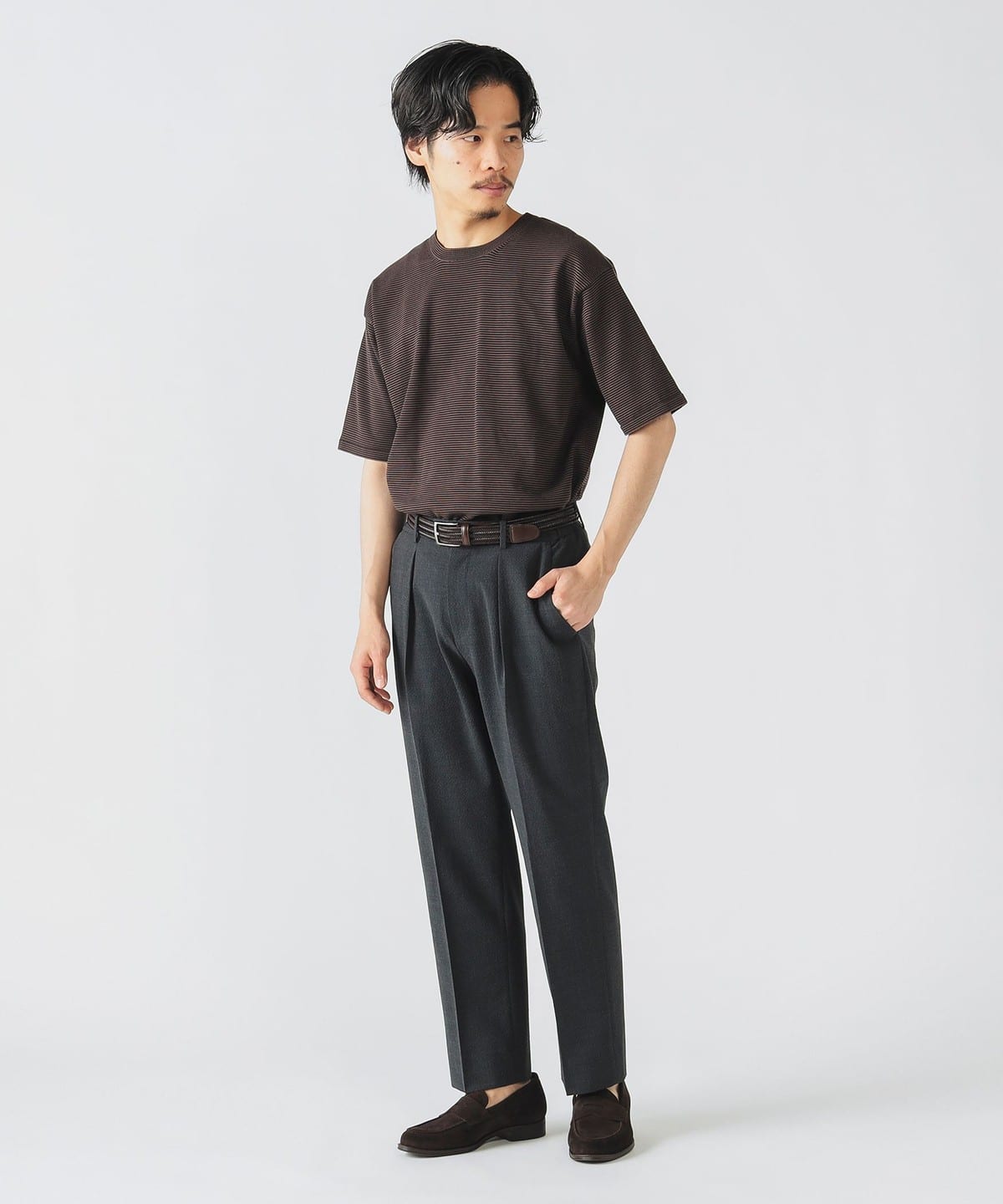 BEAMS HEART（ビームス ハート）ウールサッカー イージースラックス