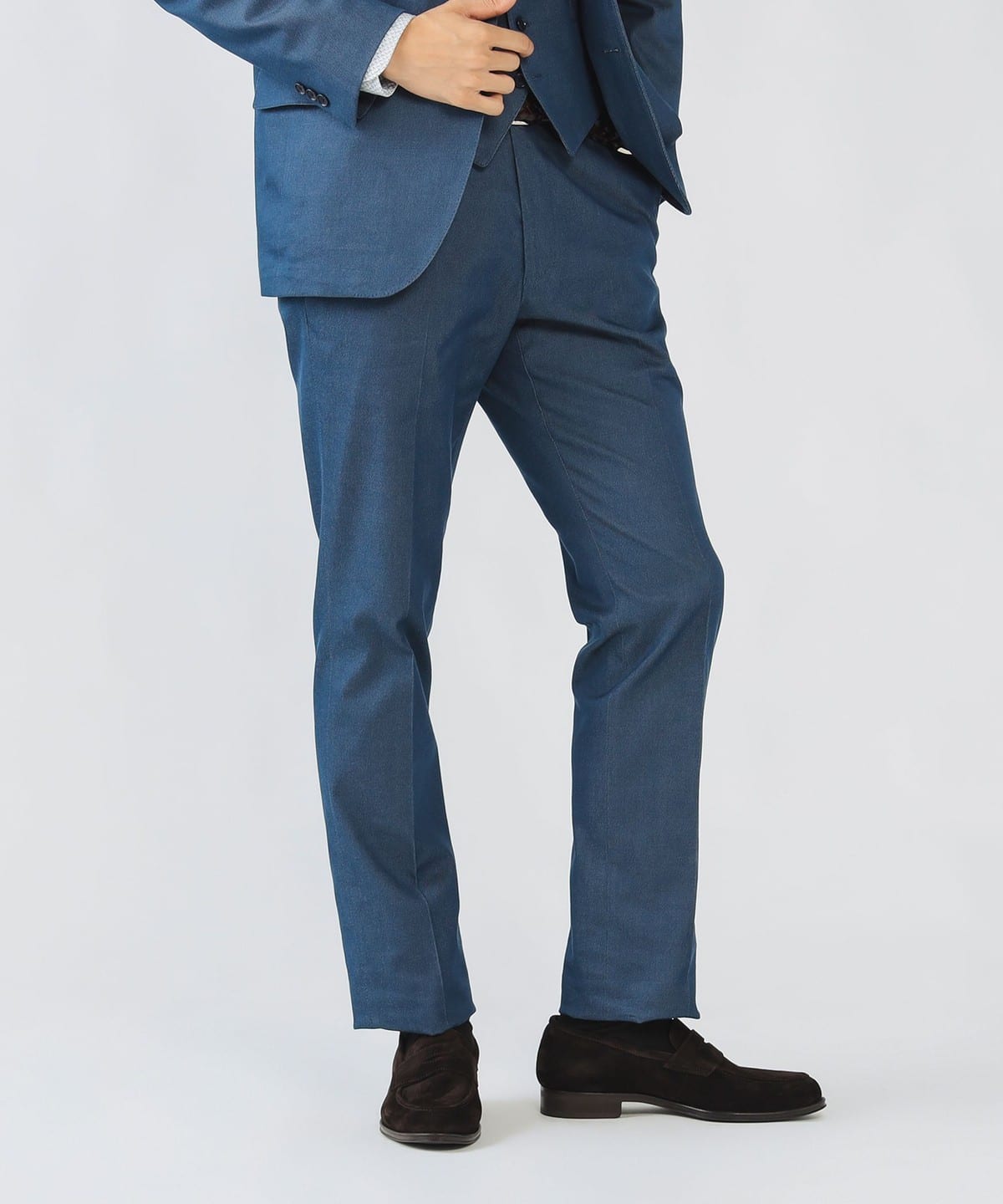 【+15%ポイントUP】ストレッチデニム スラックス 25FW(S XL・セットアップ対応) パンツ MEN BLUE XL 【+15%ポイントUP】ストレッチデニム スラックス 25FW(S XL・セットアップ対応) パンツ MEN BLUE XL
