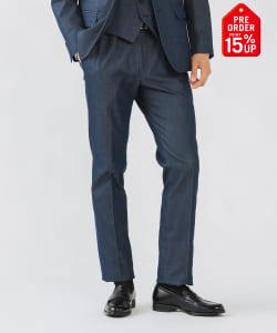 【+15%ポイントUP】ストレッチデニム スラックス 25FW（S～XL・セットアップ対応）