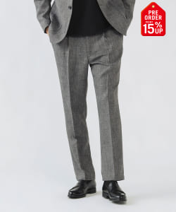 【+15%ポイントUP】ミックスツイード スラックス（S～XL）