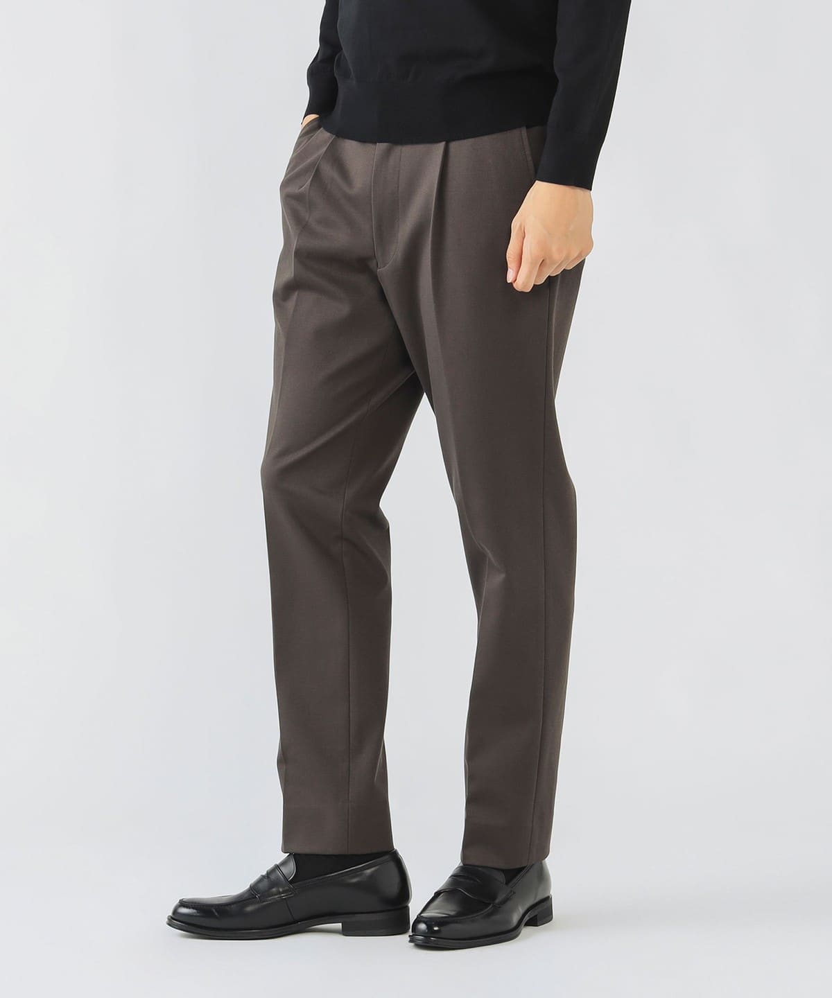 ツイルポンチ イージー スラックス（セットアップ対応） パンツ MEN GRAYISH BROWN S