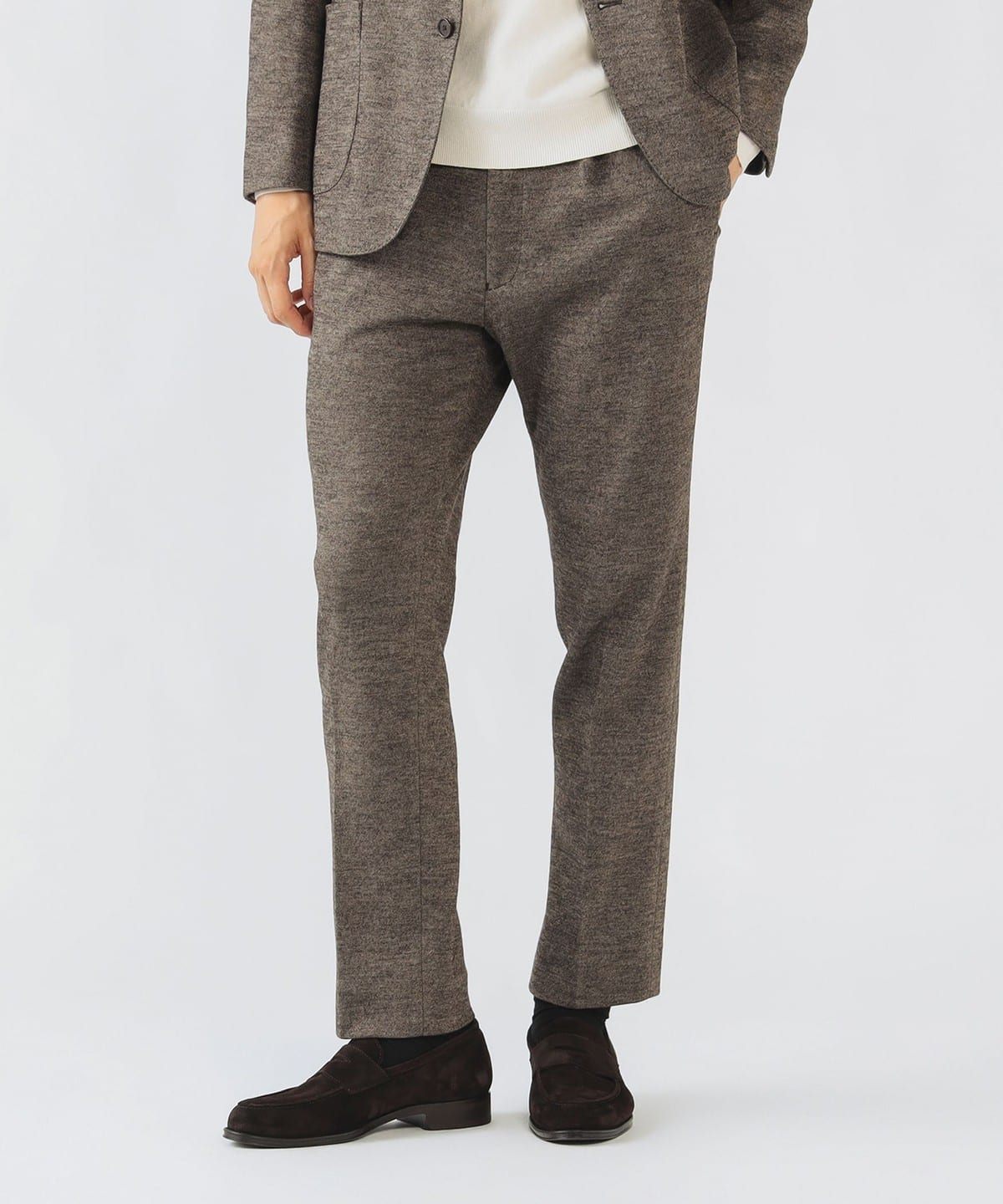 BEAMS HEART（ビームス ハート）ウールジャージ イージー スラックス