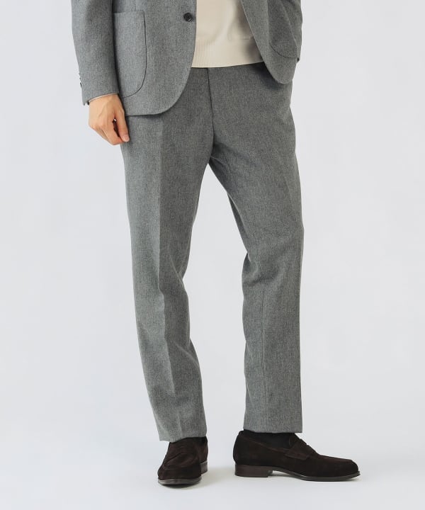 BEAMS HEART（ビームス ハート）フランネル ノープリーツ スラックス