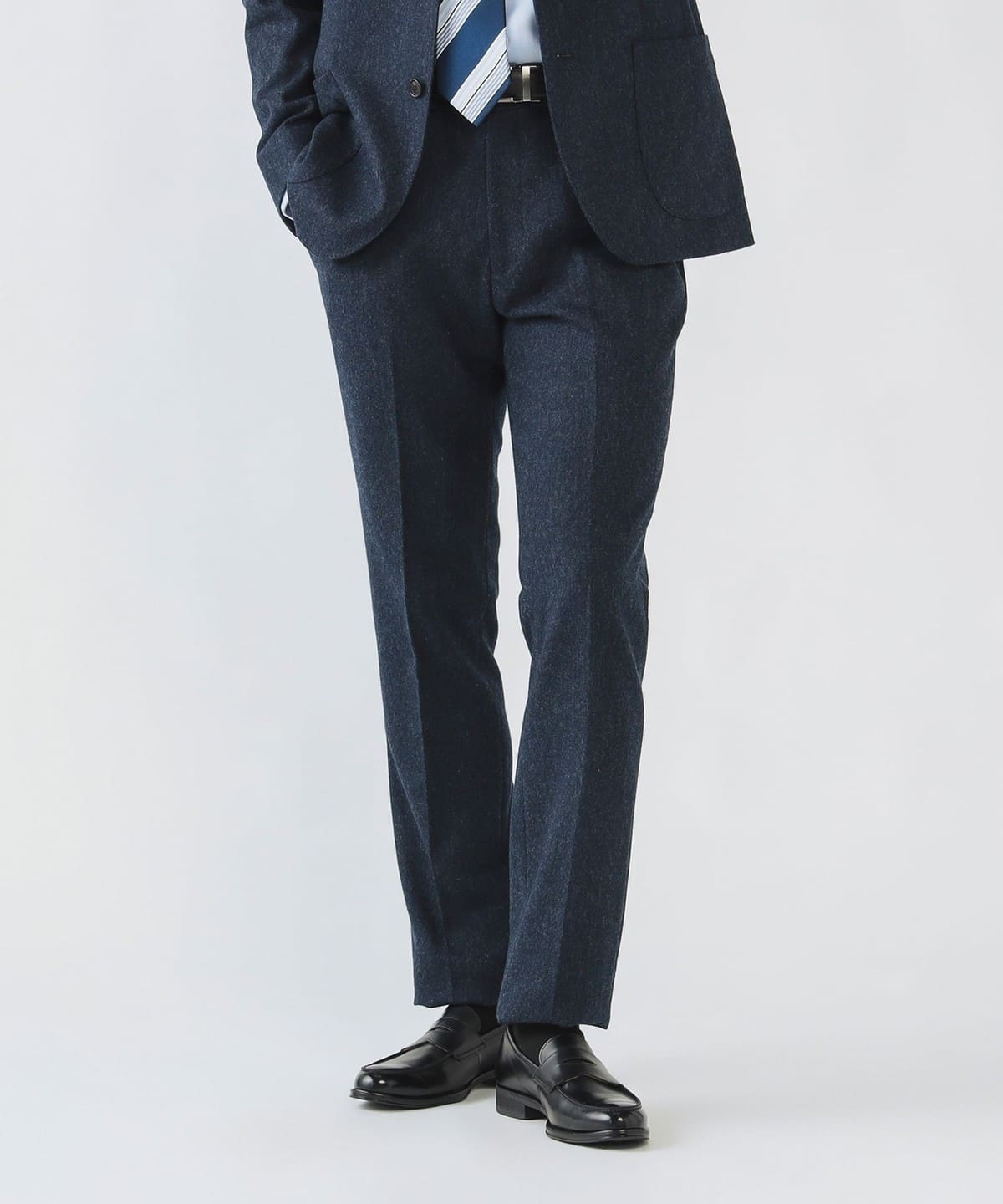 【+15%ポイントUP】フランネル ノープリーツ スラックス 25FW(S XXL・セットアップ対応) パンツ MEN NAVY XL 【+15%ポイントUP】フランネル ノープリーツ スラックス 25FW(S XXL・セットアップ対応) パンツ MEN NAVY XL