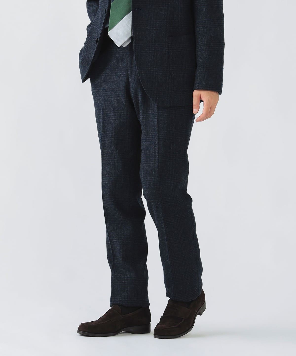 フランネル ノープリーツ スラックス 25FW(S XXL・セットアップ対応) パンツ MEN Glen plaid M フランネル ノープリーツ スラックス 25FW(S XXL・セットアップ対応) パンツ MEN Glen plaid M
