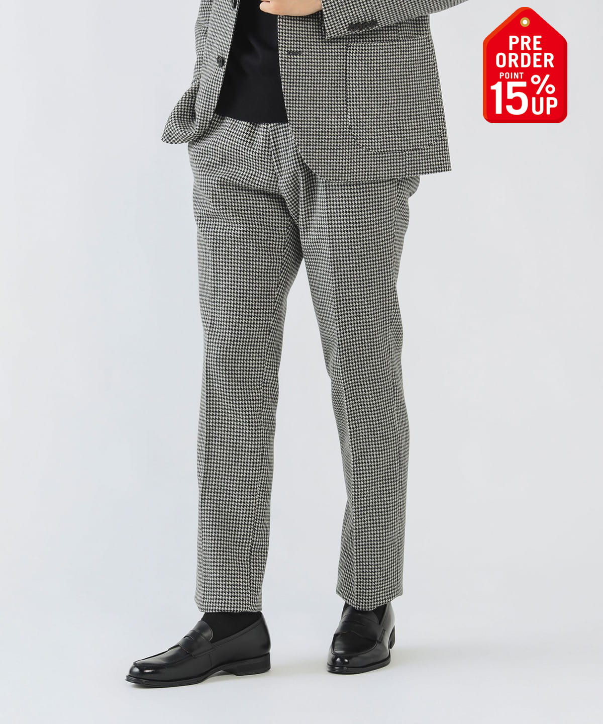 【+15%ポイントUP】フランネル ノープリーツ スラックス 25FW(S XXL・セットアップ対応) パンツ MEN Hound's tooth XL 【+15%ポイントUP】フランネル ノープリーツ スラックス 25FW(S XXL・セットアップ対応) パンツ MEN Hound's tooth XL