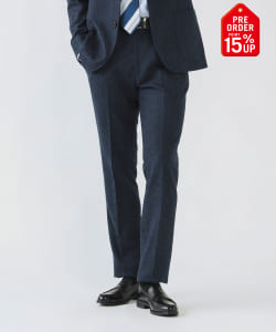 【+15%ポイントUP】フランネル ノープリーツ スラックス 25FW（S～XXL・セットアップ対応）