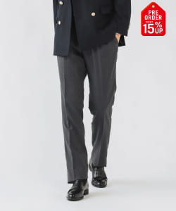 【+15%ポイントUP】サージ ノープリーツ スラックス 25FW（S～XL）