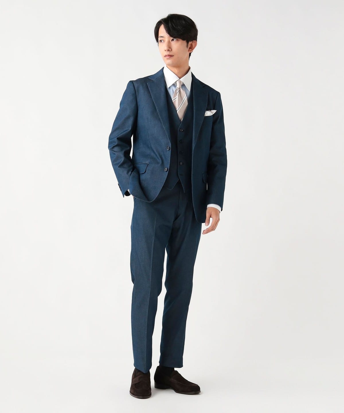 BEAMS HEART（ビームス ハート）ストレッチデニム スラックス