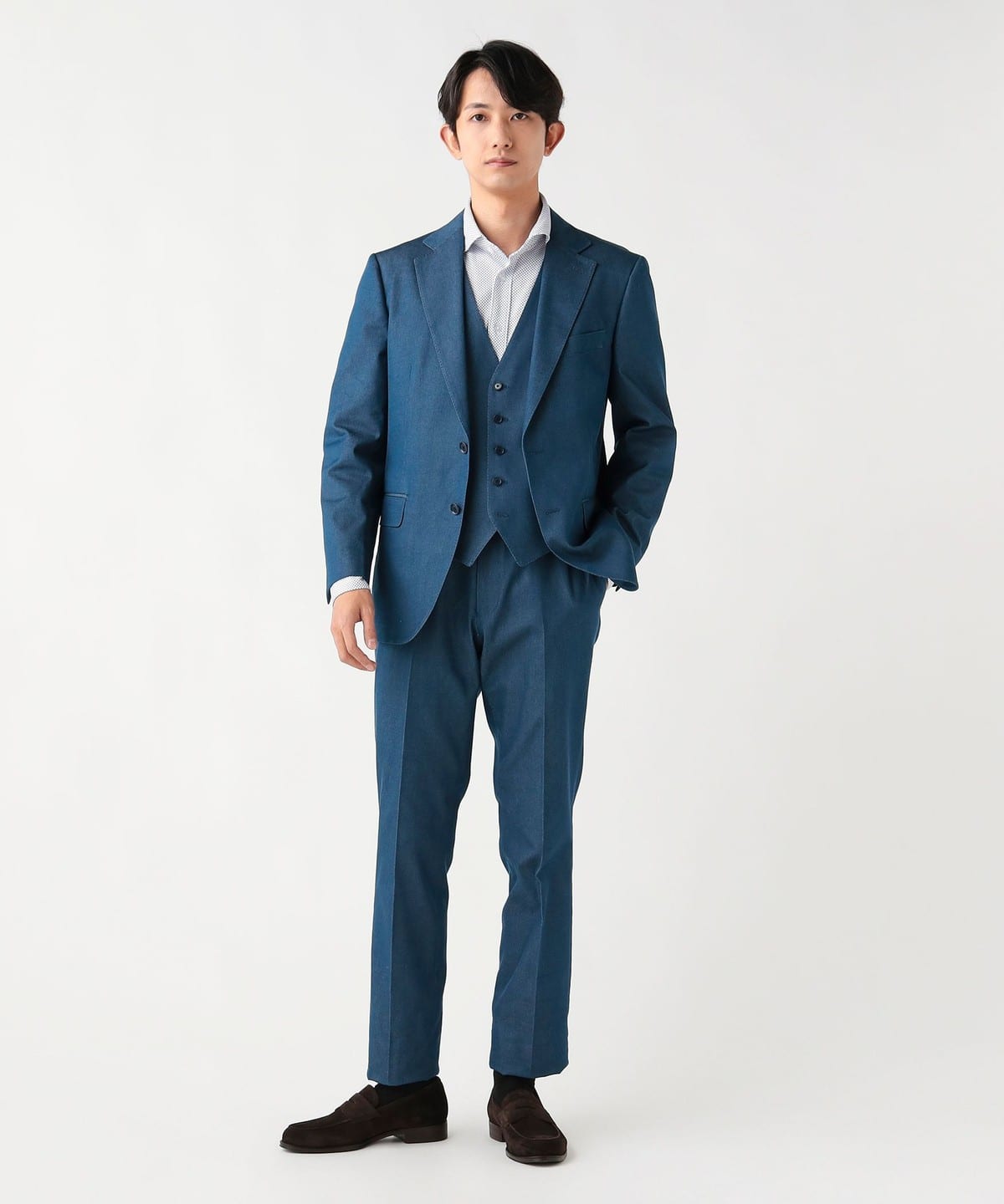 BEAMS HEART（ビームス ハート）ストレッチデニム スラックス