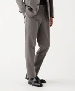 【+10%ポイントUP】ポリエステルコットン 強撚 千鳥柄 スラックス（セットアップ対応）