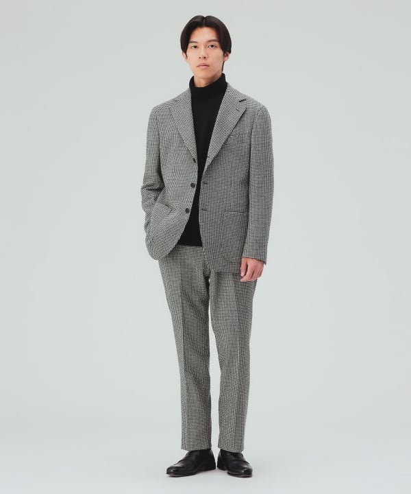 【10%OFFクーポン対象】フランネル ノープリーツ スラックス（セットアップ対応） [H:178cm C:87 W:72 H:86 Size:L]