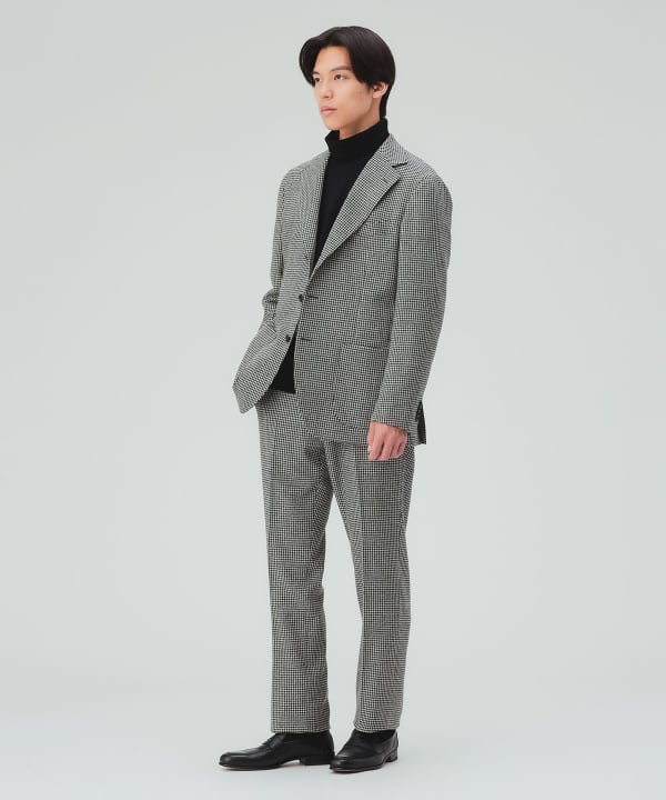 【10%OFFクーポン対象】フランネル ノープリーツ スラックス（セットアップ対応） [H:178cm C:87 W:72 H:86 Size:L]
