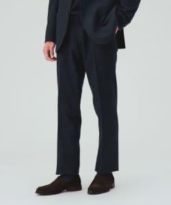 【10%OFFクーポン対象】フランネル ノープリーツ スラックス（セットアップ対応）