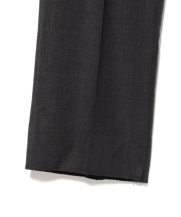 【10%OFFクーポン対象】ストレッチ サージ ノープリーツ スラックス